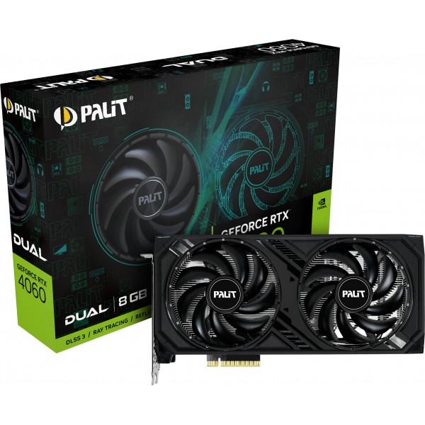 Scheda video Palit GeForce RTX 4060 8GB Dual