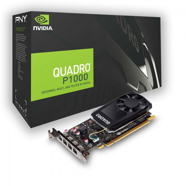 Scheda video PNY Quadro P1000 v2 4GB DVI GDDR5 VCQP1000DVIV2-PB