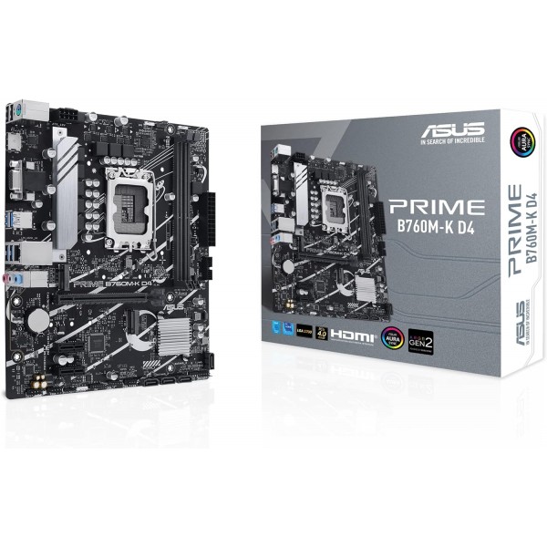 Scheda Madre ASUS PRIME B760M-K LGA 1700 Micro Atx