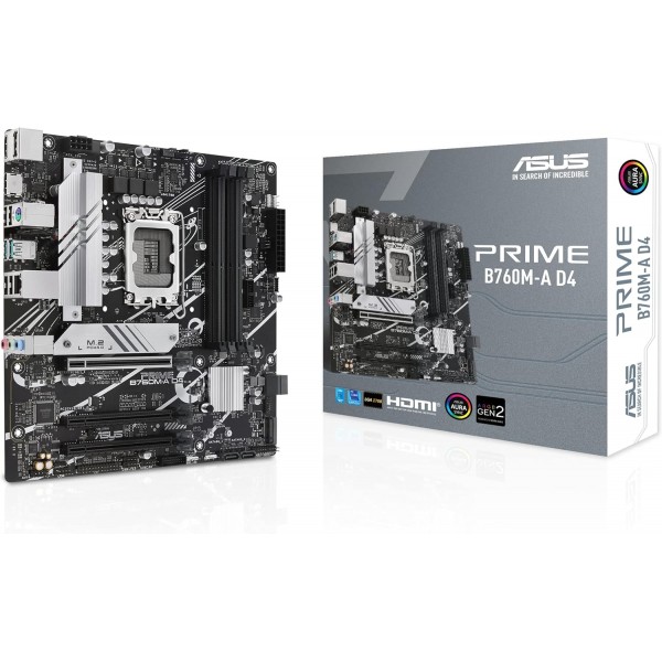 Scheda madre ASUS PRIME B760M-A D4 CSM socket 1700