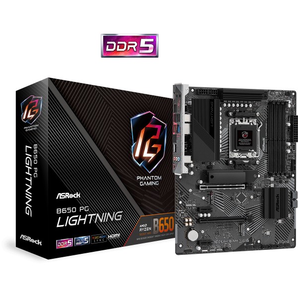 Scheda madre ASROCK B650 Phantom Gaming Lightning socket AM5