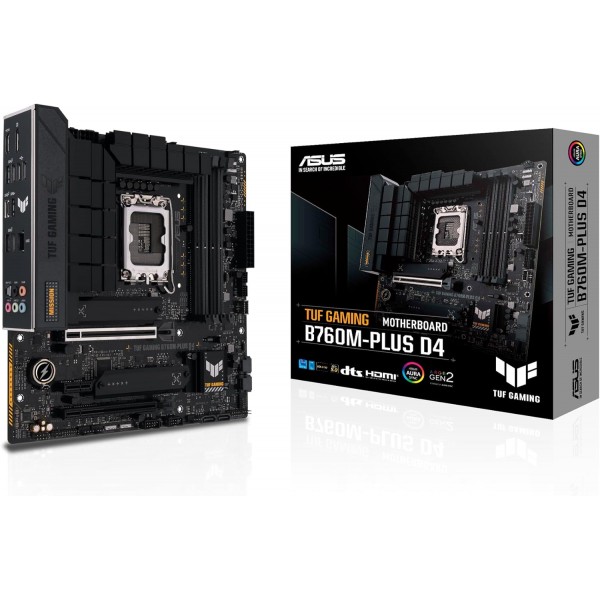 Scheda Madre ASUS TUF GAMING B760M-PLUS D4 LGA 1700 Micro-ATX