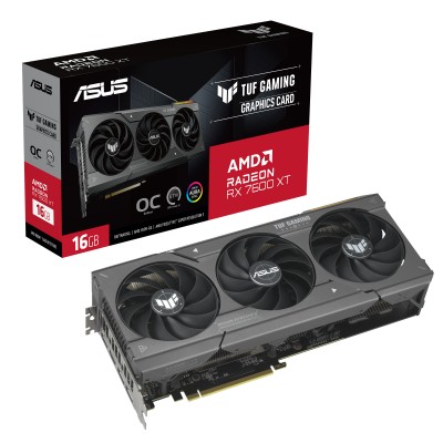 Scheda Video ASUS TUF Gaming TUF AMD Radeon RX 7600 XT 16 GB GDDR6