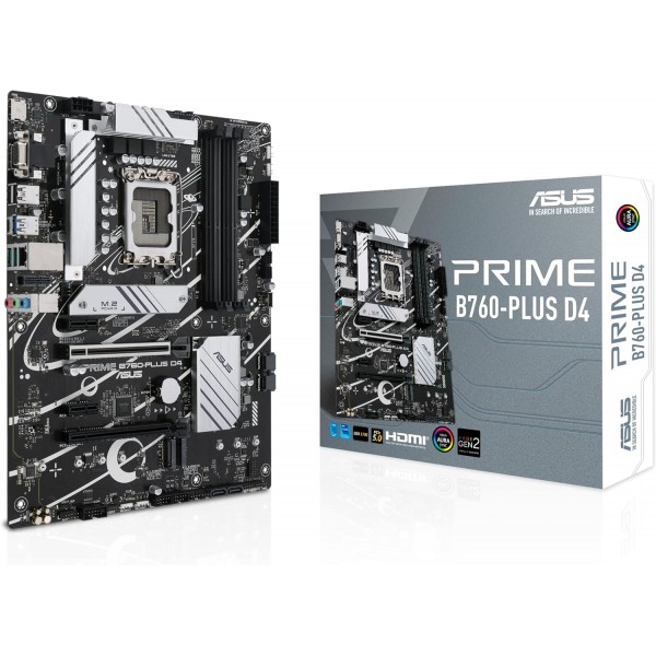 Scheda Madre ASUS PRIME B760 PLUS D4 LGA 1700 ATX