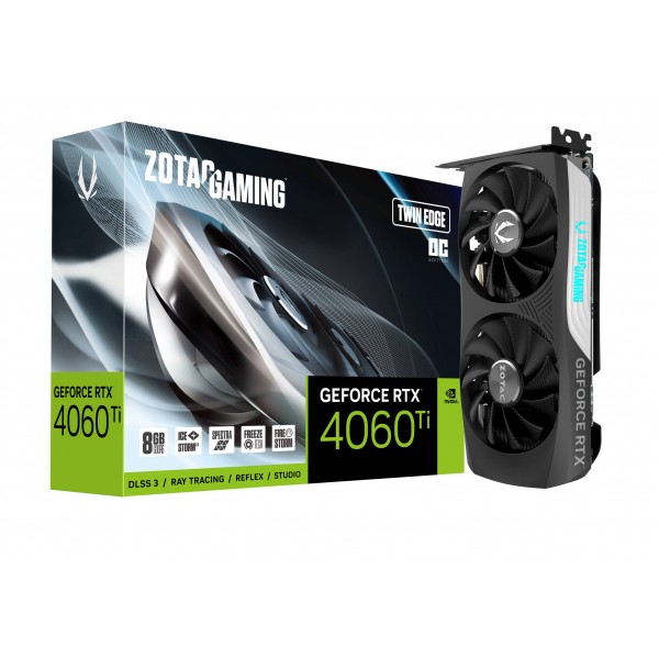 Scheda video ZOTAC GeForce RTX 4060 Ti 8GB Twin Edge OC