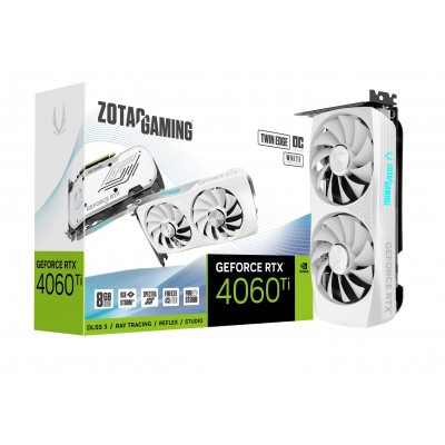 Scheda video ZOTAC GeForce RTX 4060 Ti 8GB Twin Edge OC White Edition