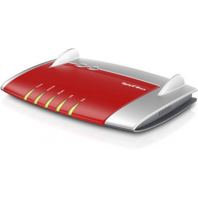 Router wireless AVM FRITZ! Box 4040 Gigabit Ethernet Dual-band (2.4 GHz/5 GHz) Rosso, Argento