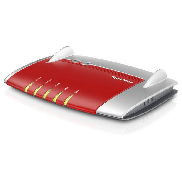 Router wireless AVM FRITZ! Box 4040 Gigabit Ethernet Dual-band (2.4 GHz/5 GHz) Rosso, Argento