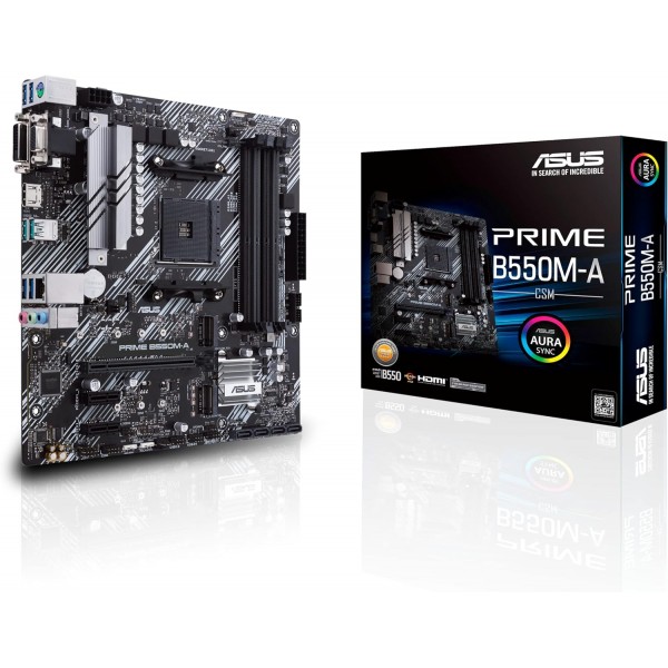 Scheda Madre AMD ASUS Prime B550M-A/CSM AM4 Micro-ATX