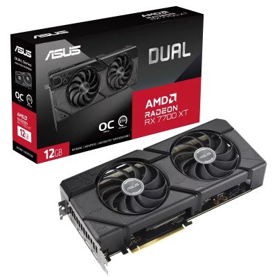 Scheda Video Asus Radeon RX 7700 XT DUAL OC