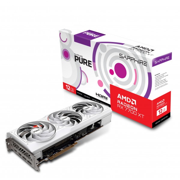 Scheda video SAPPHIRE PURE RADEON RX 7700 XT 12GB Gaming OC GDDR6