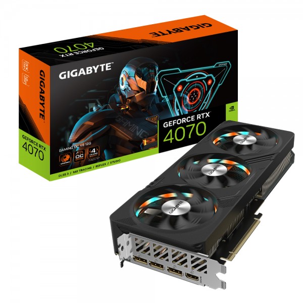 Scheda Video Gigabyte GeForce RTX 4070 Gaming OC V2 12G 12288 MB GDDR6X