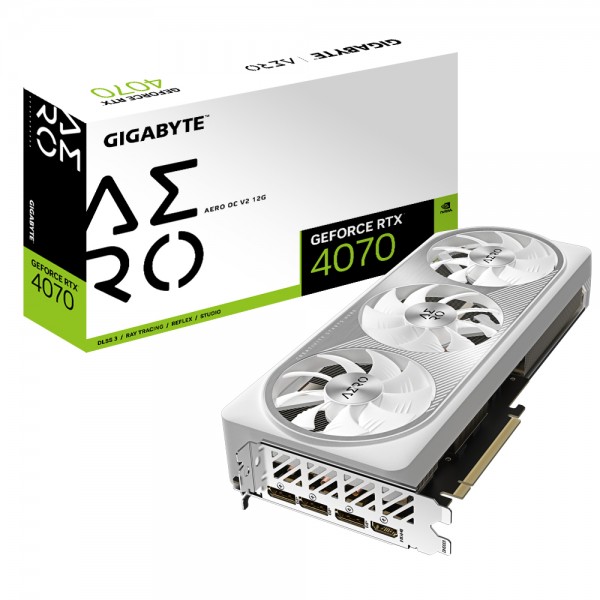 Scheda Video Gigabyte GeForce RTX 4070 AERO OC V2 12G