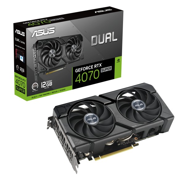 Scheda Video Asus Geforce RTX 4070 SUPER DUAL EVO