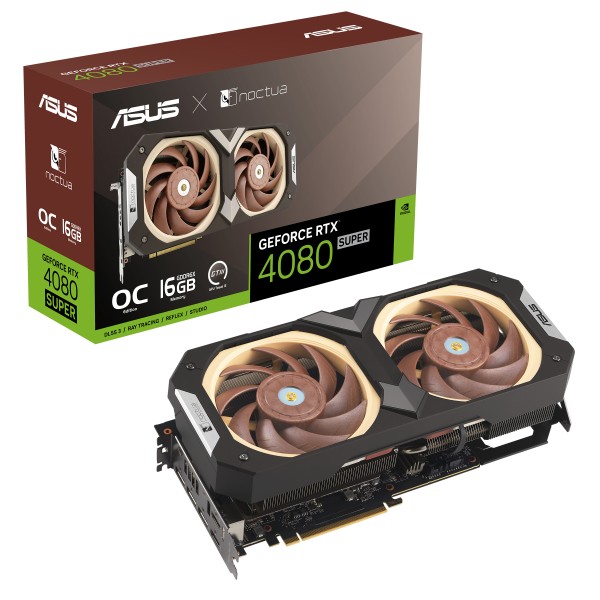 Scheda video ASUS NOCTUA NVIDIA GeForce RTX 4080 SUPER OC 16 GB GDDR6X