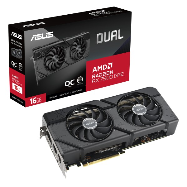 Scheda Video ASUS RADEON RX 7900 GRE 16 GB DUAL OC GDDR6