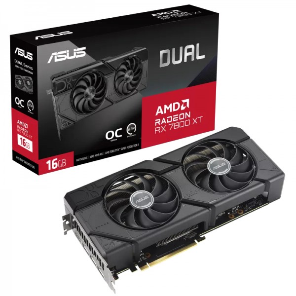 Scheda Video ASUS Dual AMD Radeon RX 7800 XT 16 GB GDDR6