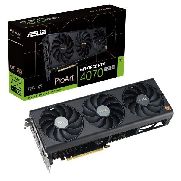 Scheda Video Asus ProArt NVIDIA GeForce RTX 4070 SUPER OC 12 GB GDDR6X