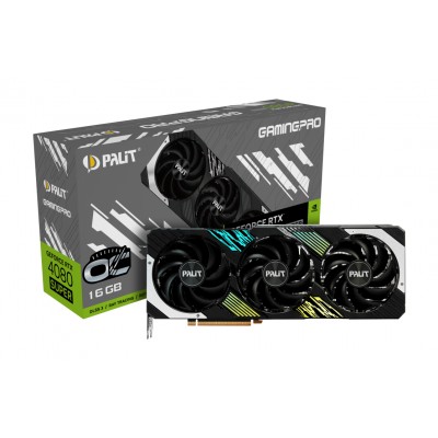 Scheda Video Palit GeForce RTX 4080 SUPER GamingPro OC NVIDIA 16 GB GDDR6X