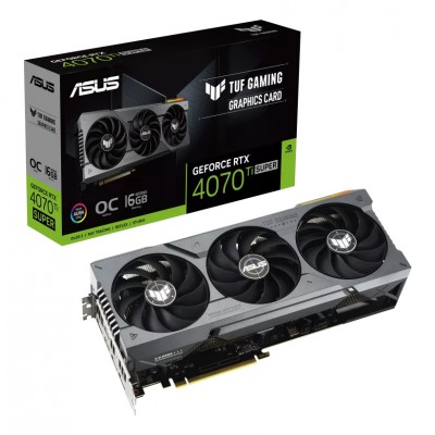 Scheda Video ASUS TUF Nvidia GeForce RTX 4070 Ti SUPER OC 16GB GDDR6X