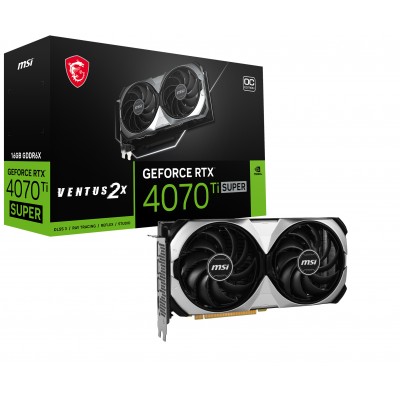 Scheda Video MSI Nvidia GeForce RTX 4070 Ti Super VENTUS 2X OC 16GB GDDR6X