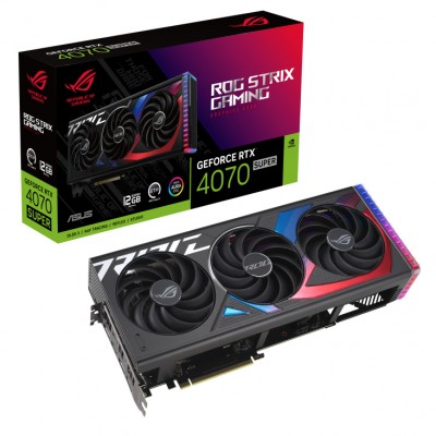 Scheda Video ASUS ROG STRIX Nvidia GeForce RTX 4070 SUPER 12GB GDDR6X