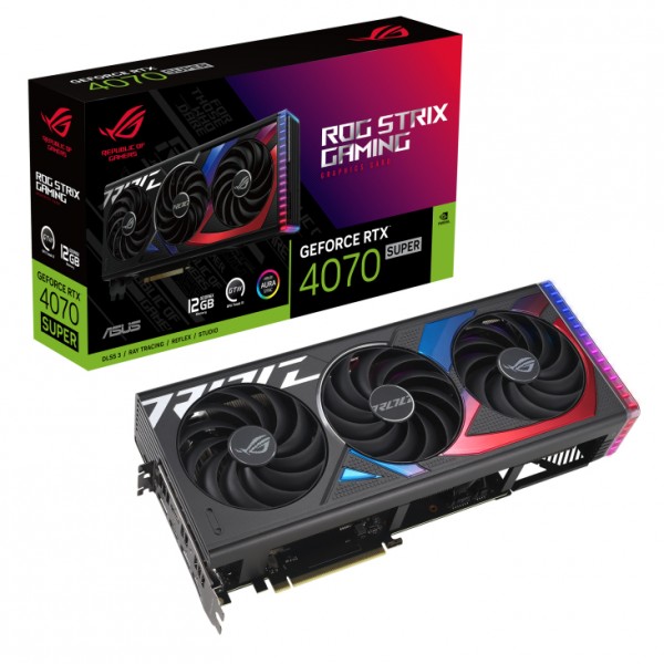 Scheda Video ASUS ROG STRIX Nvidia GeForce RTX 4070 SUPER 12GB GDDR6X