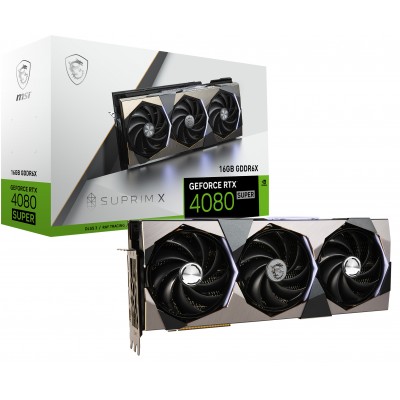 Scheda Video MSI SUPRIM GeForce RTX 4080 SUPER X NVIDIA 16 GB GDDR6X