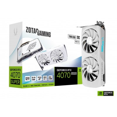 Scheda Video ZOTAC GeForce RTX 4070 Super Twin Edge OC White Edition