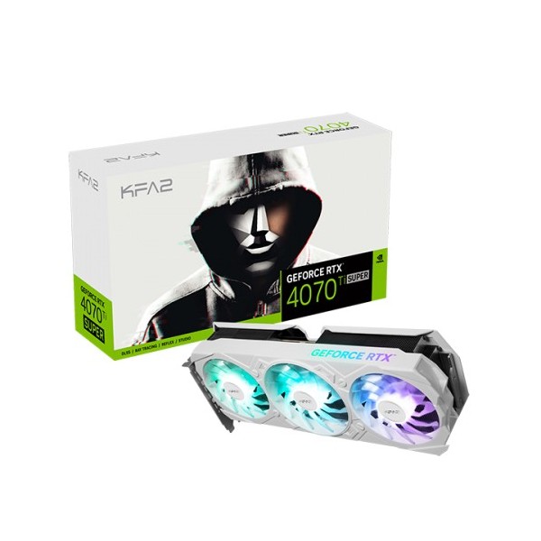 Scheda Video KFA2 GeForce RTX 4070 Ti Super EX GAMER Bianco OC 16GB