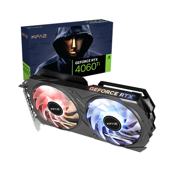 Scheda Video KFA2 Nvidia GeForce RTX 4060 Ti EX OC 16GB Nero