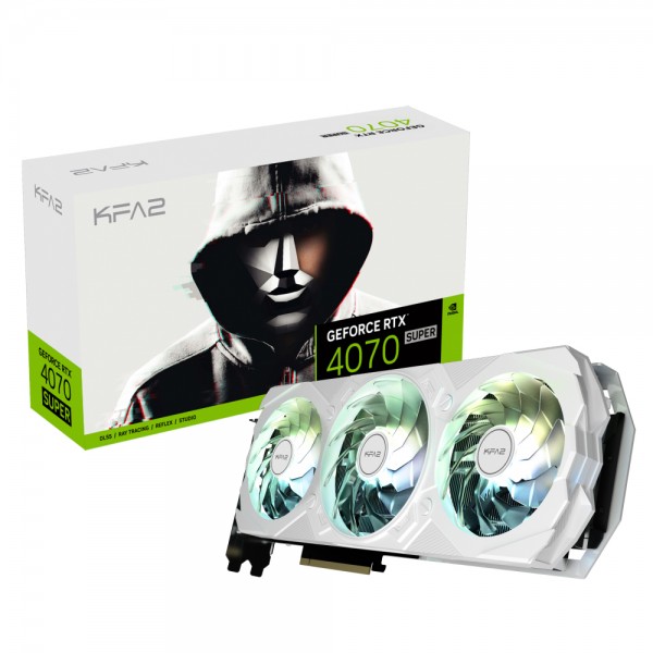 Scheda Video KFA2 GeForce RTX 4070 Super EX GAMER OC Bianco 12GB