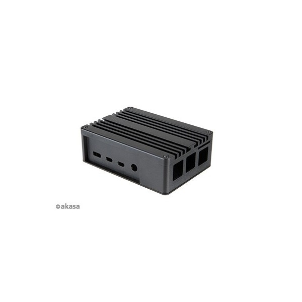 Case Akasa Raspberry Pi Aluminium  Nero