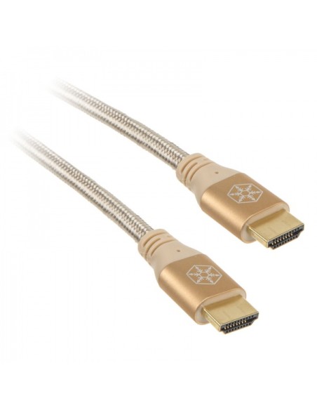 Cavo HDMI 2.0b Silverstone SST-CPH01G-1800 1,80 m Oro