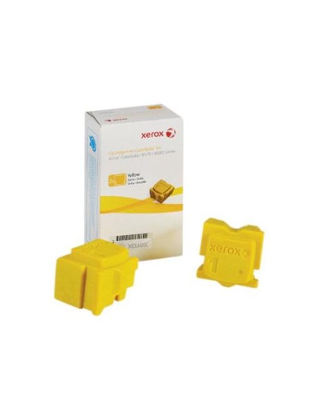 Xerox ColorStix giallo 108R00933 ColorQube 8570 Yellow 4400 pagine Solid Ink pacco con 2 pezzi