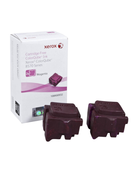 Xerox ColorStix magenta 108R00932 ColorQube 8570 Ink Magenta 4400 pagine Solid Ink pacco con 2 pezzi