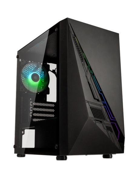 Case Kolink Inspire K2 Plus ARGB Micro-ATX Vetro Temperato Nero