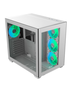 Case Raijintek PAEAN C7 TG4 Mini-Tower Bianco