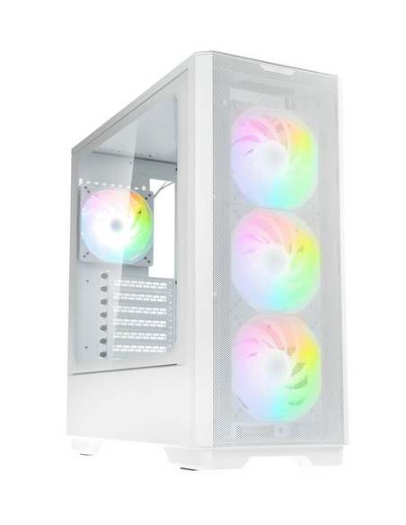 Case Kolink Unity Solar ARGB Mesh Mid-Tower Bianco