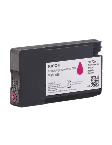 Cartuccia Ricoh d'inchiostro magenta Magenta IJM C180F 1600 pagine