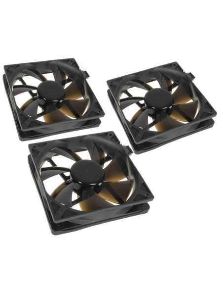 Ventola Noiseblocker BlackSilent Pro Fan PLPS 120 mm PWM Kit da 3