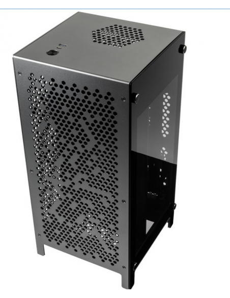 Case Kolink Rocket Complex Aluminium Mini ITX Grigio