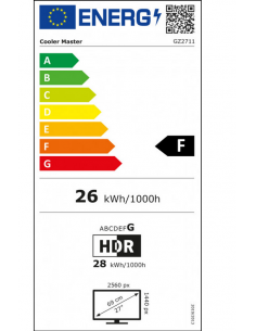 Monitor CoolerMaster Tempest GZ2711 27" 240Hz Freesync Premium OLED