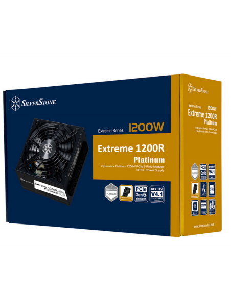 Alimentatore Silverstone SST-EX1200R-PL Platinum SFX-L-Standard 1200w Platinum PCIe 5.0 Nero