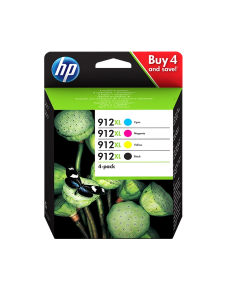 Multipack HP nero / ciano / magenta / giallo 3YP34AE MCVP 912 XL