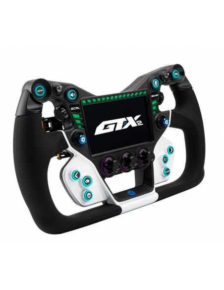 VOLANTE CUBE CONTROLS GTX2 bianco/blu