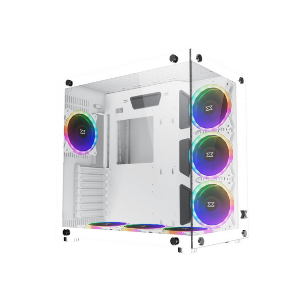 Case Xigmatek Aquarius Plus Arctic Midi Tower Bianco