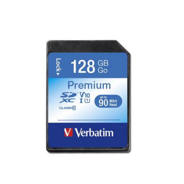 SCHEDA SDXC VERBATIM 128GB CLASS 10