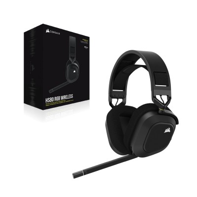 Headset Corsair HS80 RGB Wireless Nero