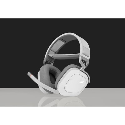 Headset Corsair HS80 RGB Wireless Bianco